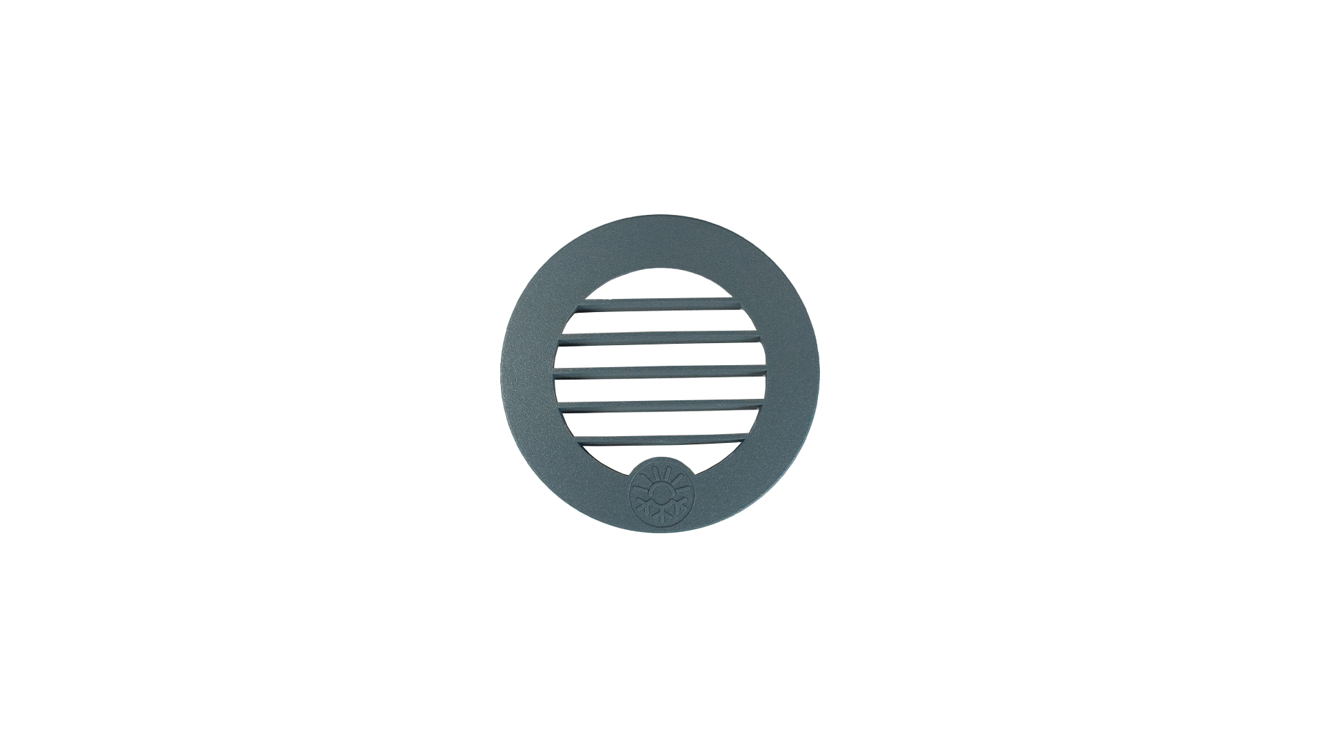Grille — Ø 60 mm 30° / Color: Graphite gray / For Flange: ATR2-FD60-GR